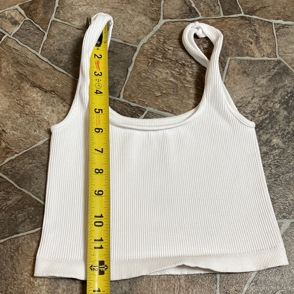 NWOT Free People Movement Happiness Runs Square Neck Crop XS/S White - Picture 6 of 11